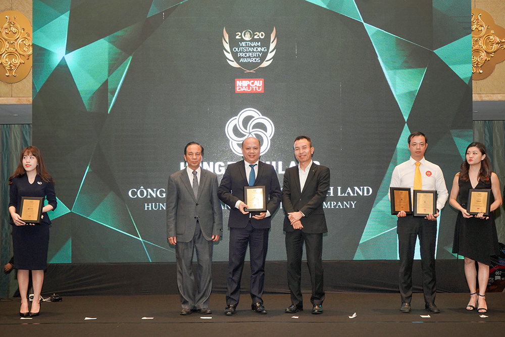 Hưng Thịnh Land nhận giải thưởng Top 10 Nhà phát triển Bất động sản tiêu biểu 2020