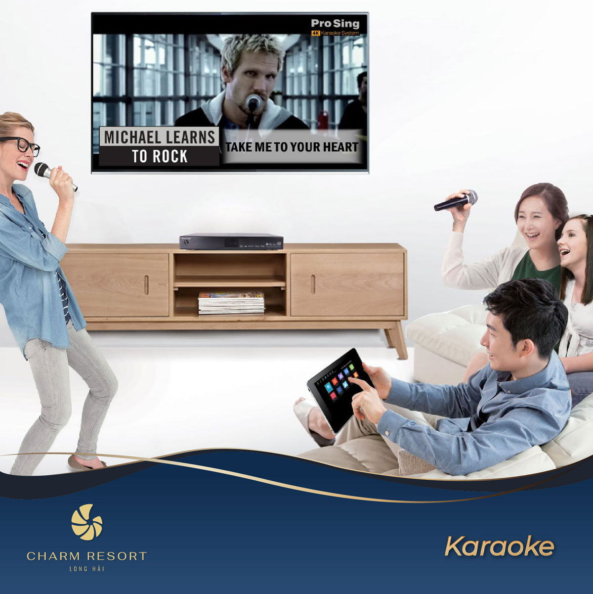 Karaoke Tiện ích Charm Long Hải Resort & Spa