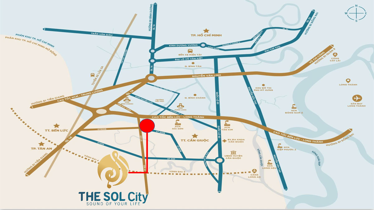 Vị trí The Sol City