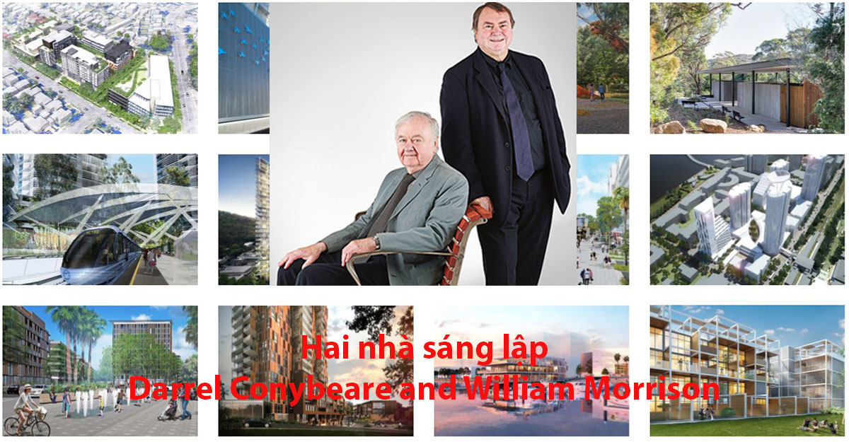 2 nhà sáng lập Conybeare Morrison CM+ Darrel Conybeare and William Morrison Đối tác của Nam Long phát triển Mizuki Park
