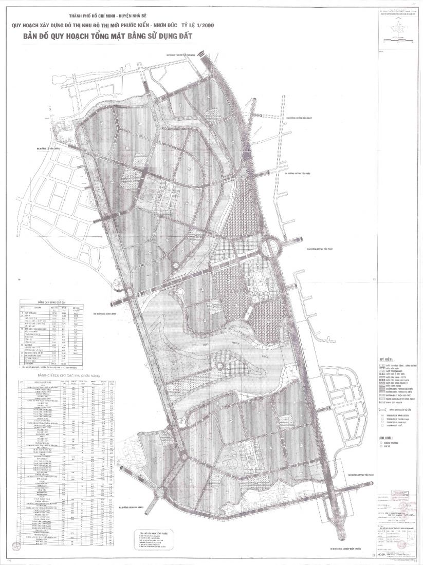 quy hoạch chi tiết tỉ lệ 1-2000 của Khu đô thị mới Nhơn Đức – Phước Kiển Zeitgeist Xii (GS Metrocity Nhà Bè)