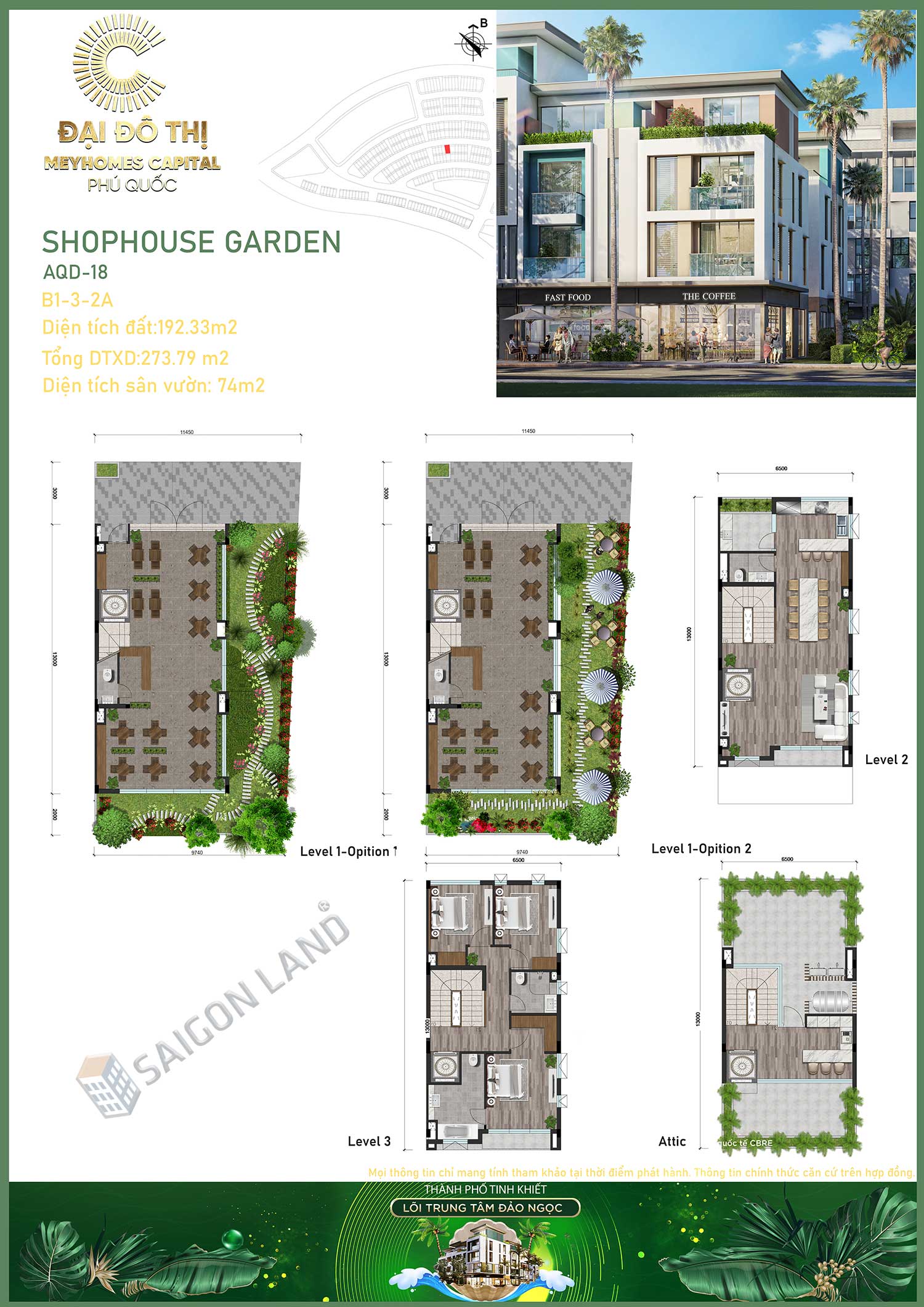 Shophouse-Garden-phân-khu-Aqua-Meyhomes-Capital-Phú-Quốc