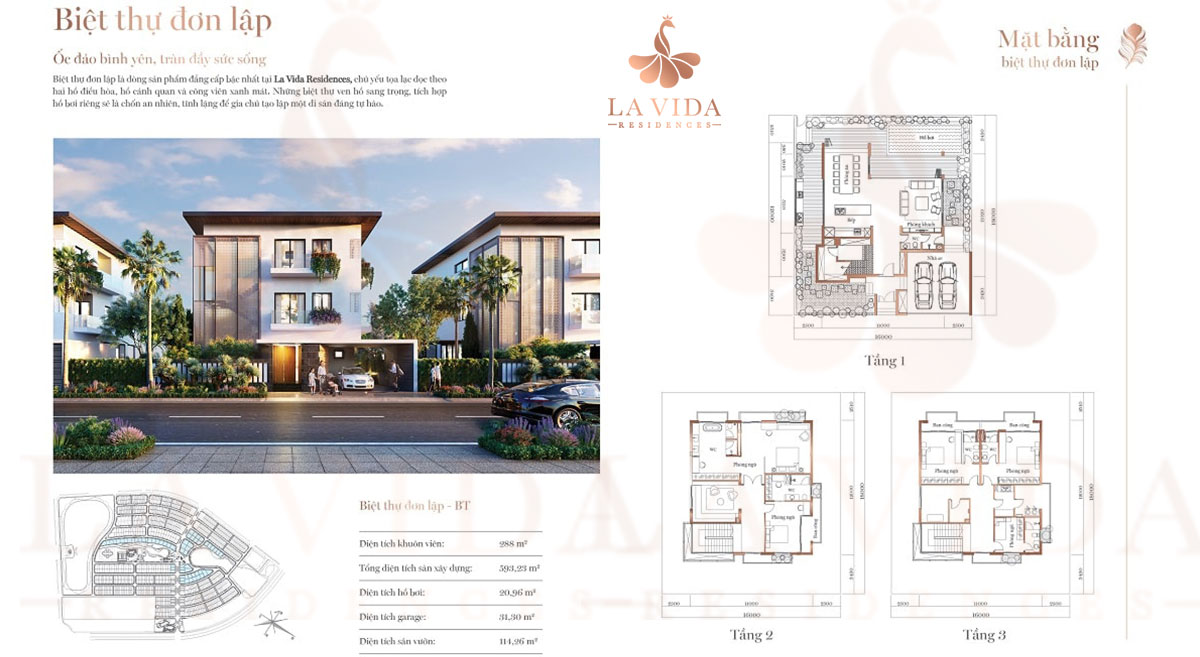 thiết-kế-biệt-thự-đơn-lập-La-Vida-Residences-Vũng-Tàu