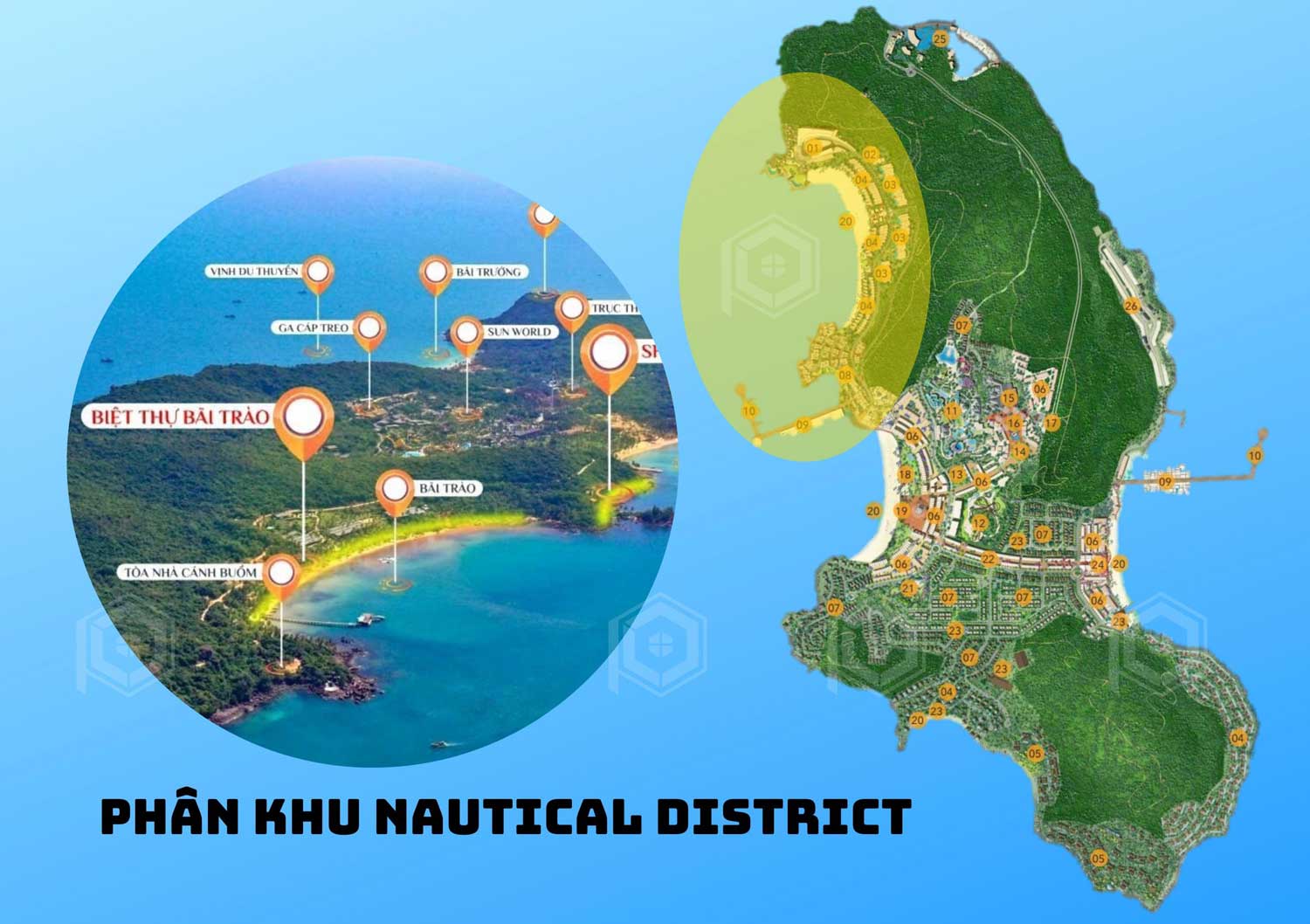 vị-trí-Sun-Nautical-District-Hòn-Thơm-Paradise-Island